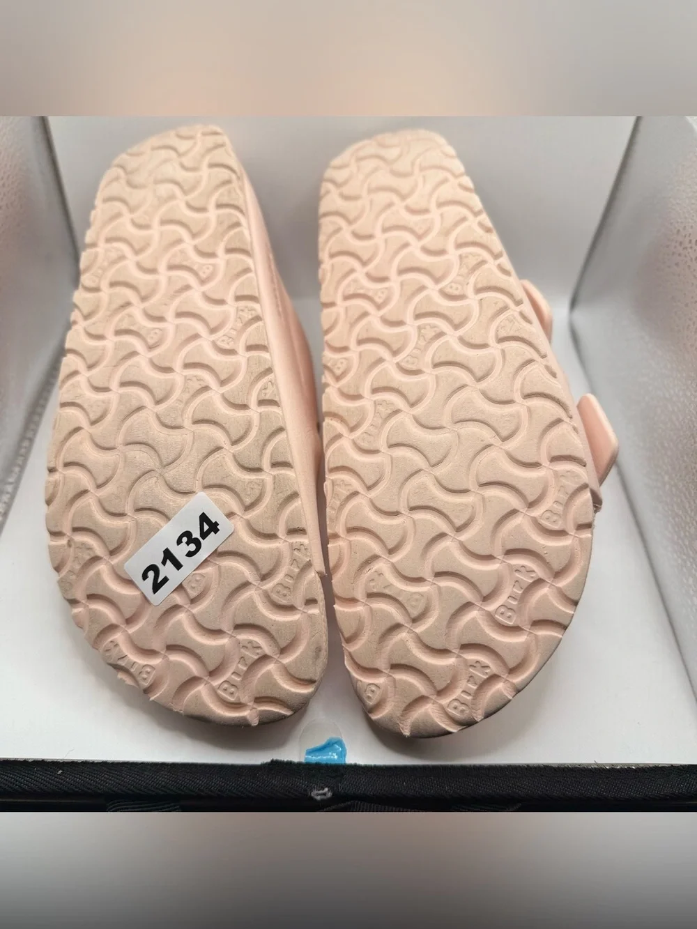Birkenstock Women’s Arizona Dual-Strap Sandals in Pale Pink